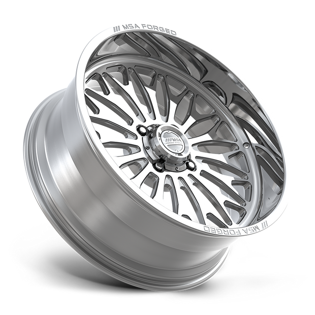 MSA Offroad Wheels MA401 Shockwave UTV 24x10 Polished -25mm ET 172mm CB 4x137