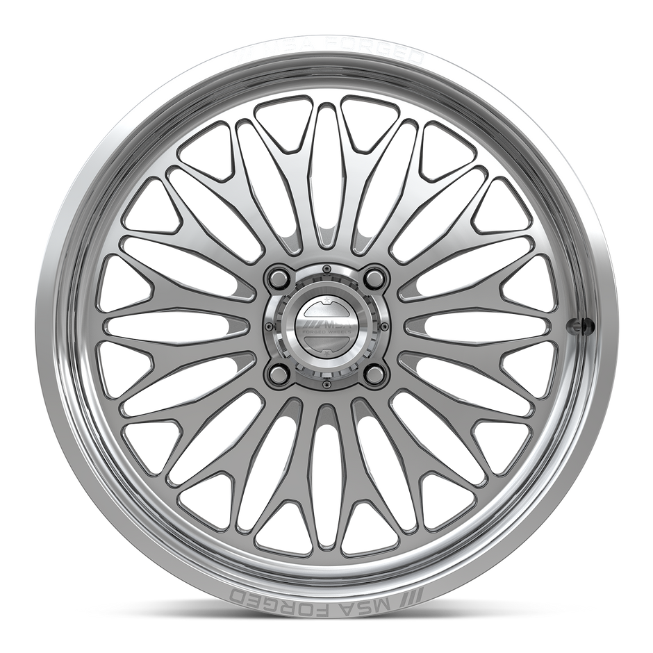 MSA Offroad Wheels MA401 Shockwave UTV 24x10 Polished -25mm ET 172mm CB 4x137