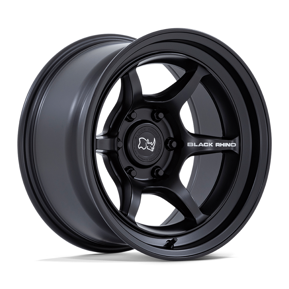 Black Rhino Hard Alloys Shogun 16x8 Matte Black -10mm ET 106.1mm CB 6x139.7
