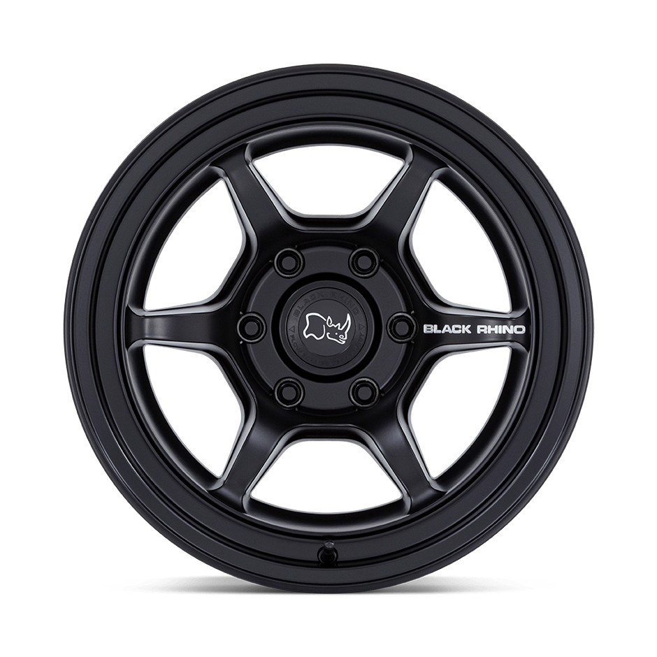 Black Rhino Hard Alloys Shogun 16x8 Matte Black -10mm ET 106.1mm CB 6x139.7