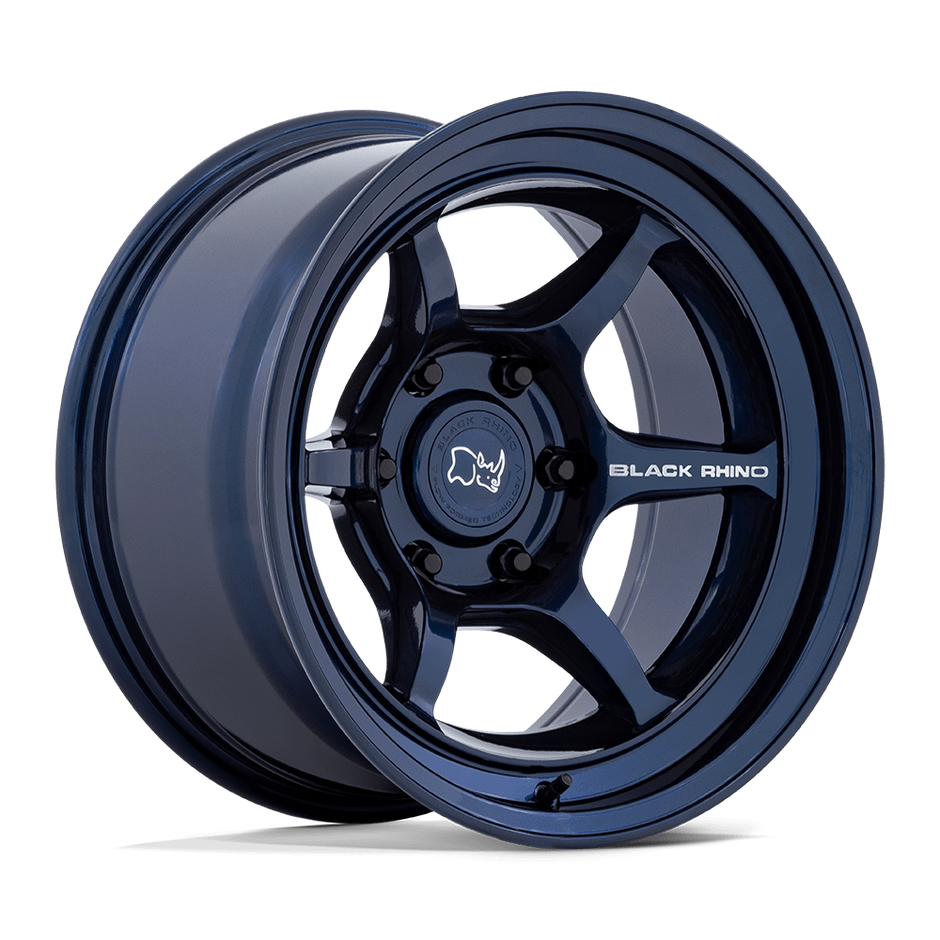Black Rhino Hard Alloys Shogun 16x8 Gloss Midnight Blue -10mm ET 106.1mm CB 6x139.7