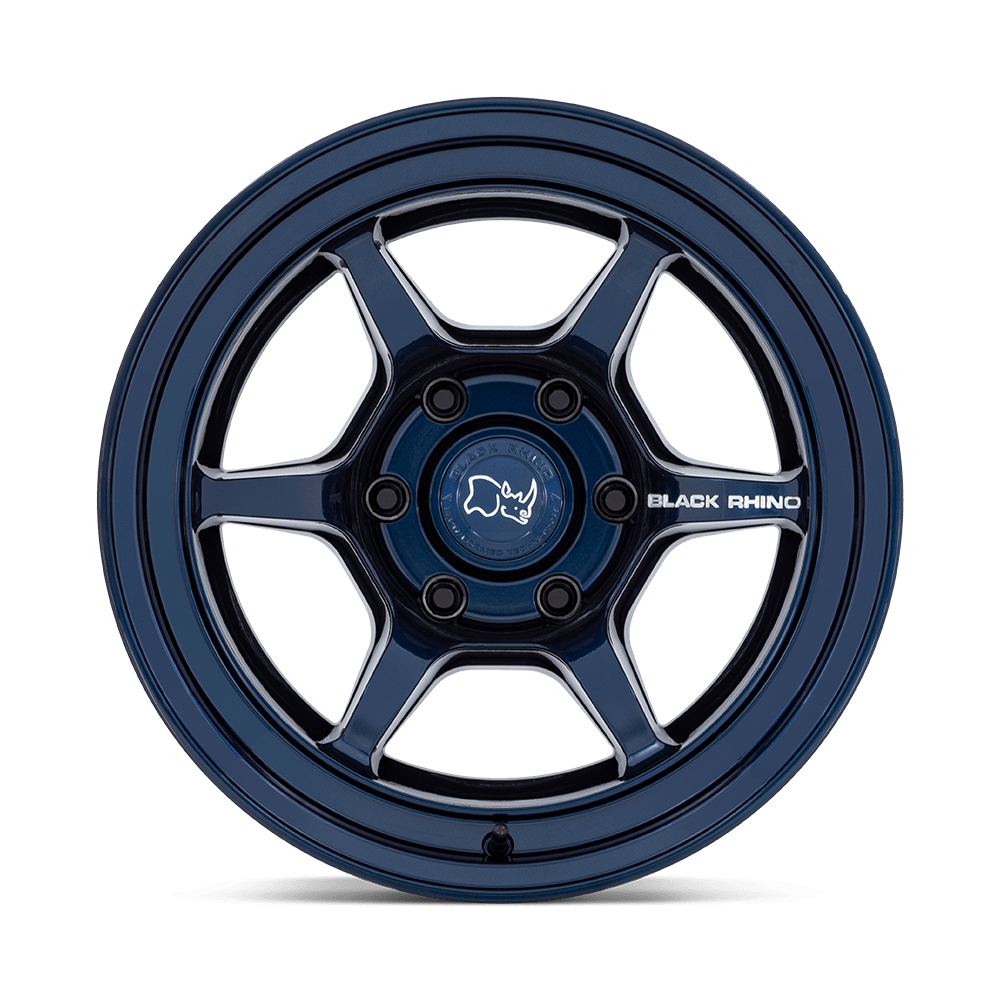 Black Rhino Hard Alloys Shogun 16x8 Gloss Midnight Blue -10mm ET 106.1mm CB 6x139.7
