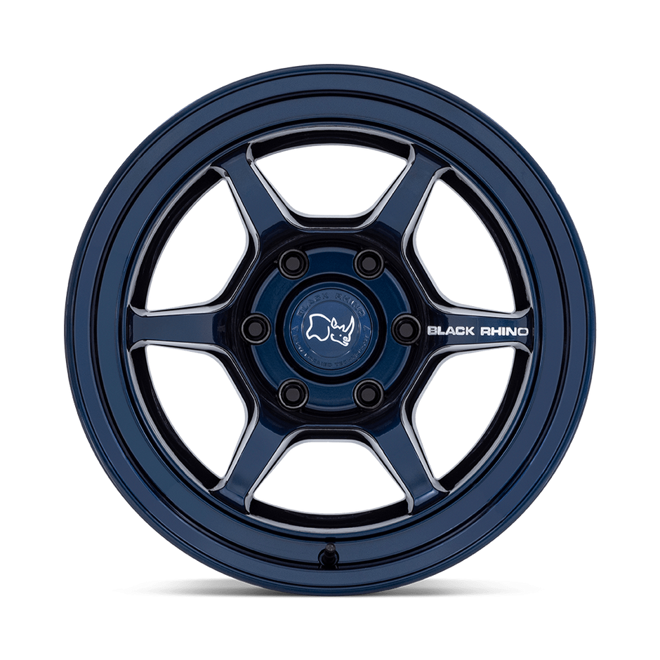 Black Rhino Hard Alloys Shogun 16x8 Gloss Midnight Blue -10mm ET 106.1mm CB 6x139.7