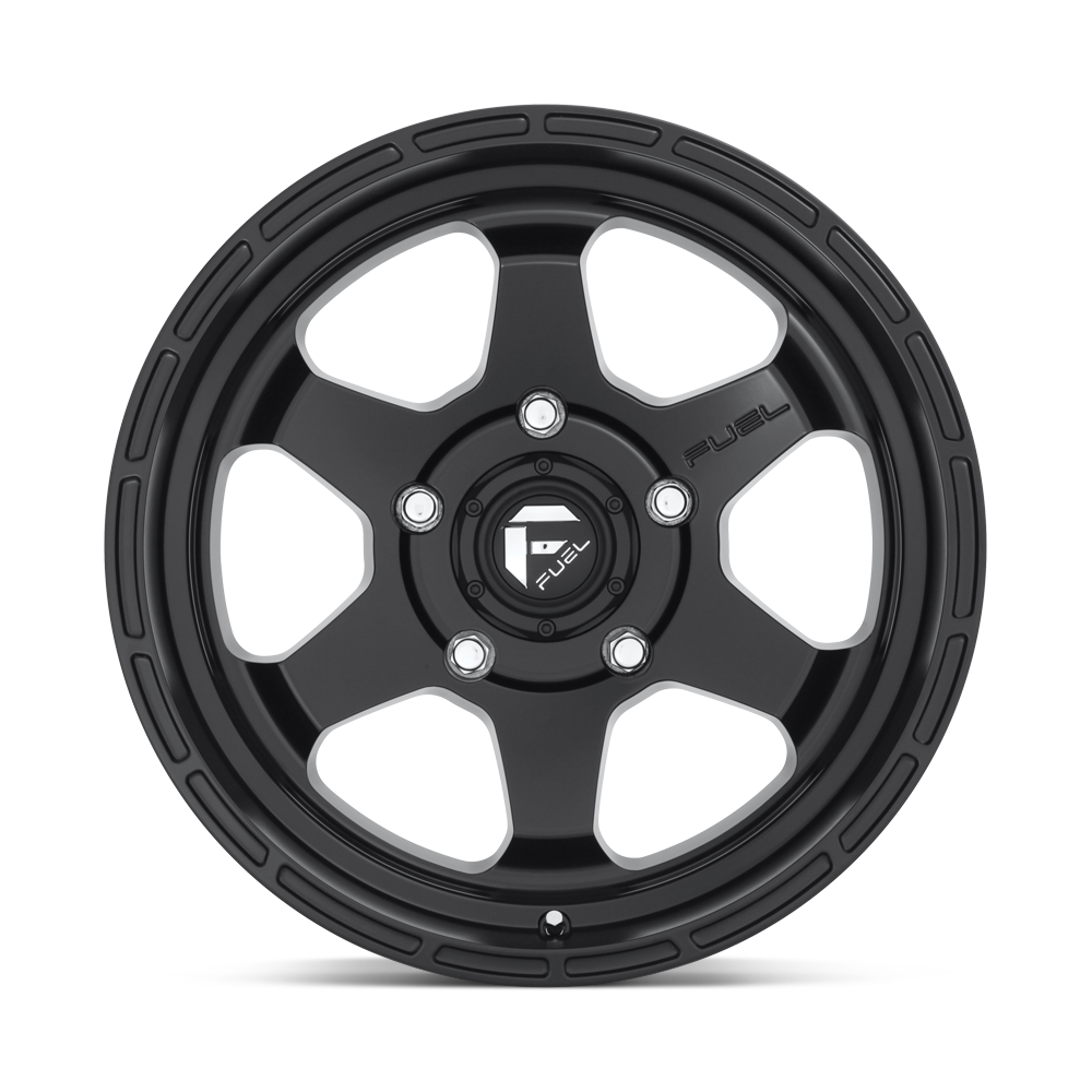 Fuel Wheels D664 Shok 16x7 Matte Black 42mm ET 65.07mm CB 5x160
