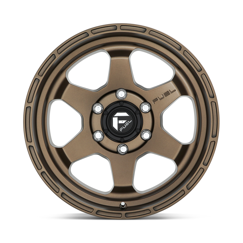 Fuel Wheels D666 Shok 17x10 Matte Bronze -18mm ET 106.1mm CB 6x139.7