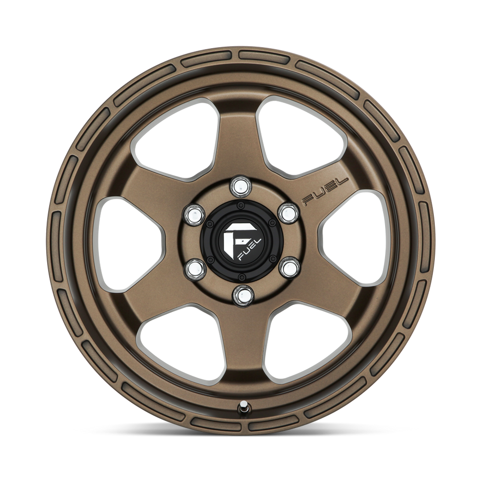 Fuel Wheels D666 Shok 17x10 Matte Bronze -18mm ET 106.1mm CB 6x139.7