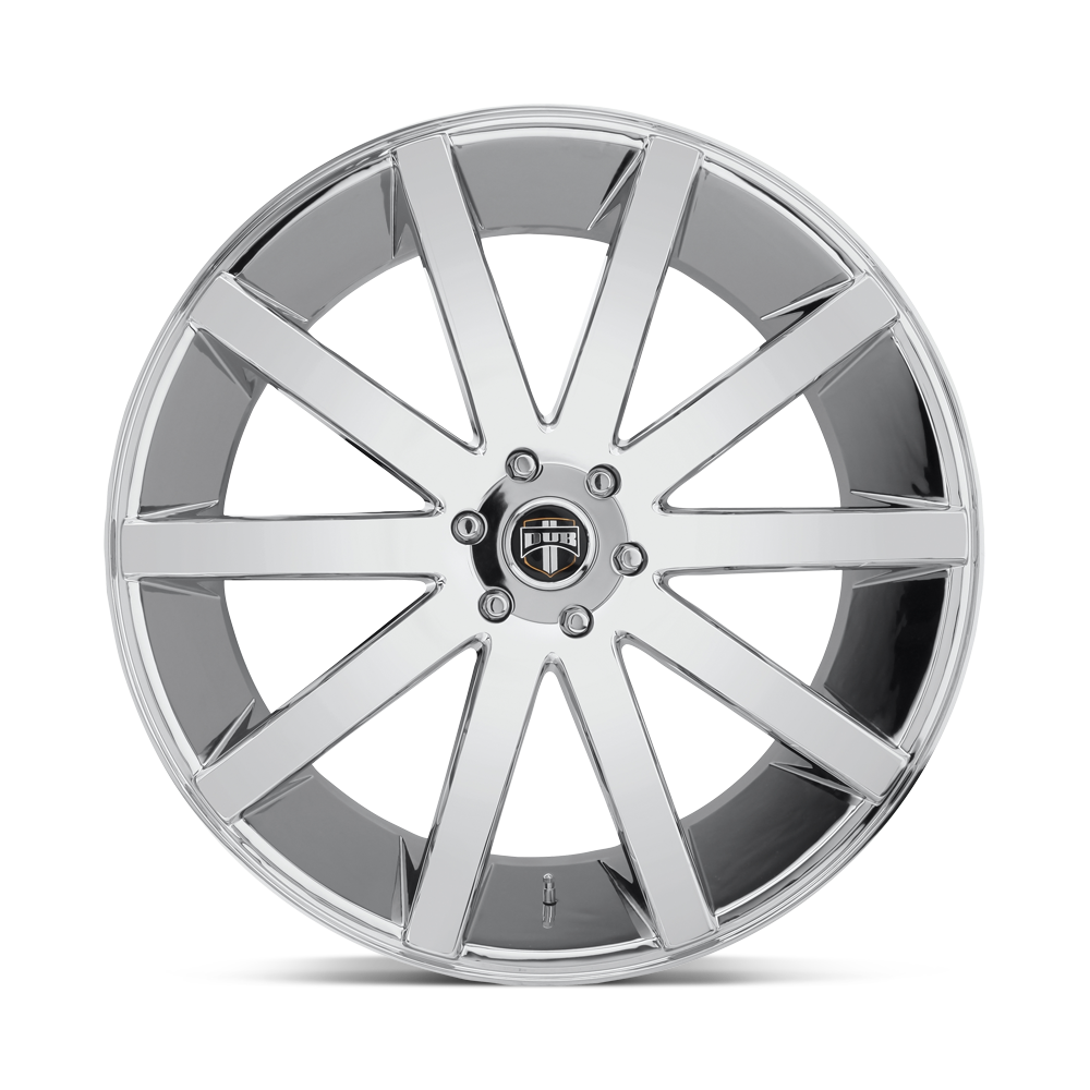 DUB Wheels S120 Shot Calla 22x9.5 Chrome Plated 20mm ET 106.1mm CB 6x139.7