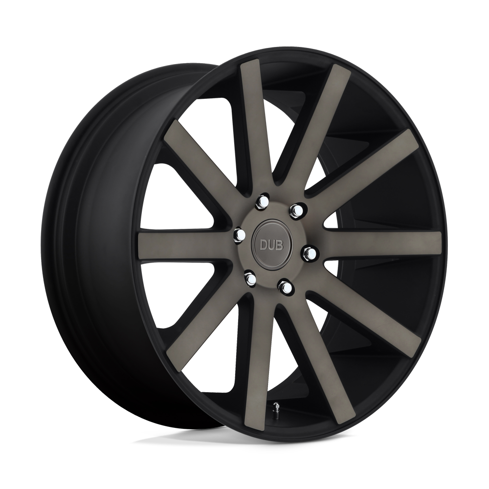 DUB Wheels S121 Shot Calla 26x10 Matte Black w/Double Dark Tint 20mm ET 106.1mm CB 6x139.7