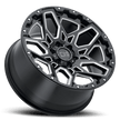Black Rhino Hard Alloys Shrapnel 20x9.5 Gloss Black w/Milled Spokes 12mm ET 110.1mm CB 5x150