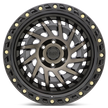 Black Rhino Hard Alloys Shredder 17x9 Matte Black w/Machined Dark Tint -12mm ET 112.1mm CB 6x139.7
