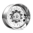 American Force Sideways SD forged wheels in polished finish, three-quarter view