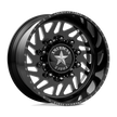 American Force Siege SD forged wheels in gloss black milled finish, three-quarter view