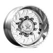 American Force Siege SD forged wheels in polished finish, three-quarter view