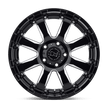 Black Rhino Hard Alloys Sierra 17x9 Gloss Black w/Milled Spokes -12mm ET 78.1mm CB 5x127