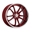 Asanti Wheels ABL23 Sigma 20x10.5 Candy Red w/Chrome Lip 38mm ET 72.56mm CB 5x114.3