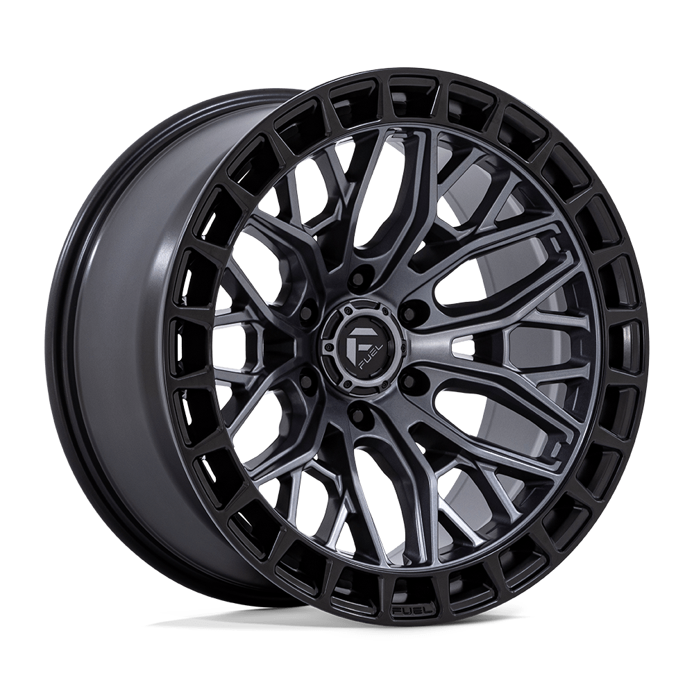 Fuel Wheels FC869 Sigma 17x9 Matte Gunmetal w/Matte Black Lip 1mm ET 71.5mm CB 5x127