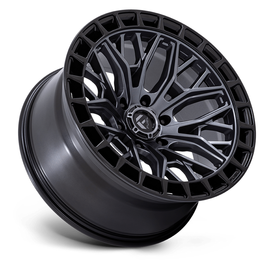 Fuel Wheels FC869 Sigma 17x9 Matte Gunmetal w/Matte Black Lip 1mm ET 71.5mm CB 5x127