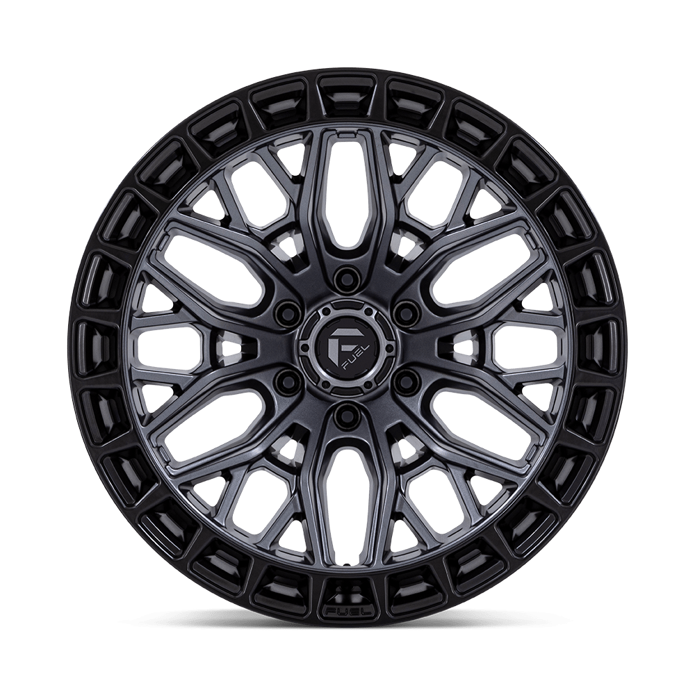 Fuel Wheels FC869 Sigma 17x9 Matte Gunmetal w/Matte Black Lip 1mm ET 71.5mm CB 5x127