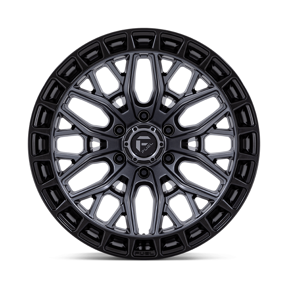 Fuel Wheels FC869 Sigma 17x9 Matte Gunmetal w/Matte Black Lip 1mm ET 71.5mm CB 5x127