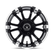 Fairway Alloys FA134 Sixer 14x6.5 Machined Matte Black -20mm ET 70.7mm CB 4x101.6
