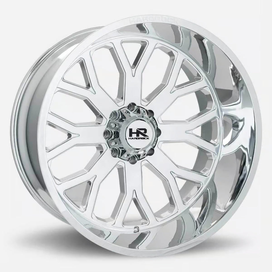 Hardrock Offroad Slammer Xposed 20x10 Chrome -19mm ET 87.1mm CB 6x135 wheel