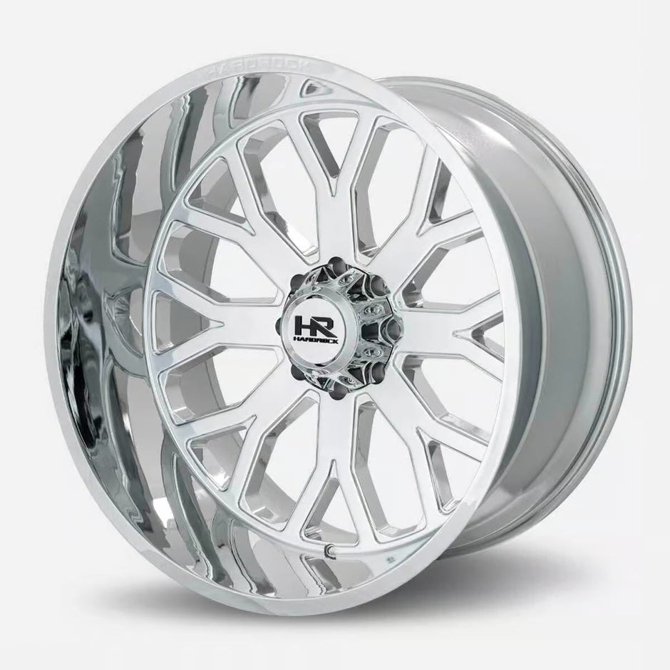 Hardrock Offroad Slammer Xposed 20x12 Chrome -44mm ET 108mm CB 6x139.7 wheel