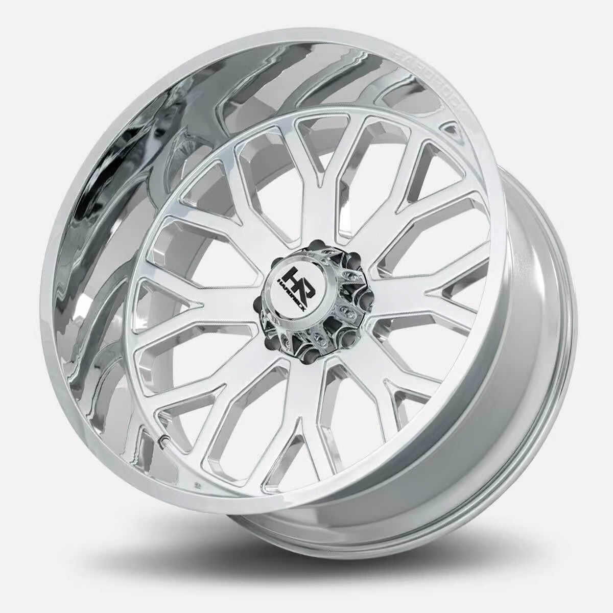 Hardrock Offroad Slammer Xposed 26x14 Chrome -76mm ET 125.2mm CB 8x170 wheel