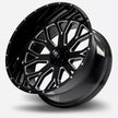 Hardrock Offroad Slammer Xposed 20x10 Gloss Black Milled -19mm ET 87.1mm CB 6x135 wheel