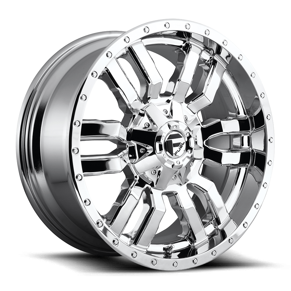 Fuel Wheels D631 Sledge 20x10 Chrome Plated -18mm ET 125.1mm CB 8x170