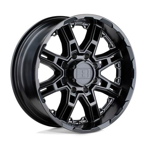 Level 8 Slingshot 22x11.5 Matte Black -44mm ET 125.1mm CB 8x180