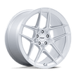 TSW TW008 Slipstream 19x9.5 Gloss Silver w/Machined Face 25mm ET 72.56mm CB 5x114.3
