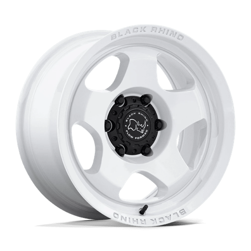 Black Rhino Hard Alloys BR031 Sol 17x8 Gloss White 30mm ET 71.6mm CB 5x130