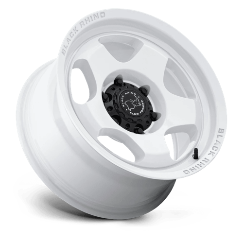 Black Rhino Hard Alloys BR031 Sol 17x8 Gloss White 38mm ET 71.6mm CB 5x130