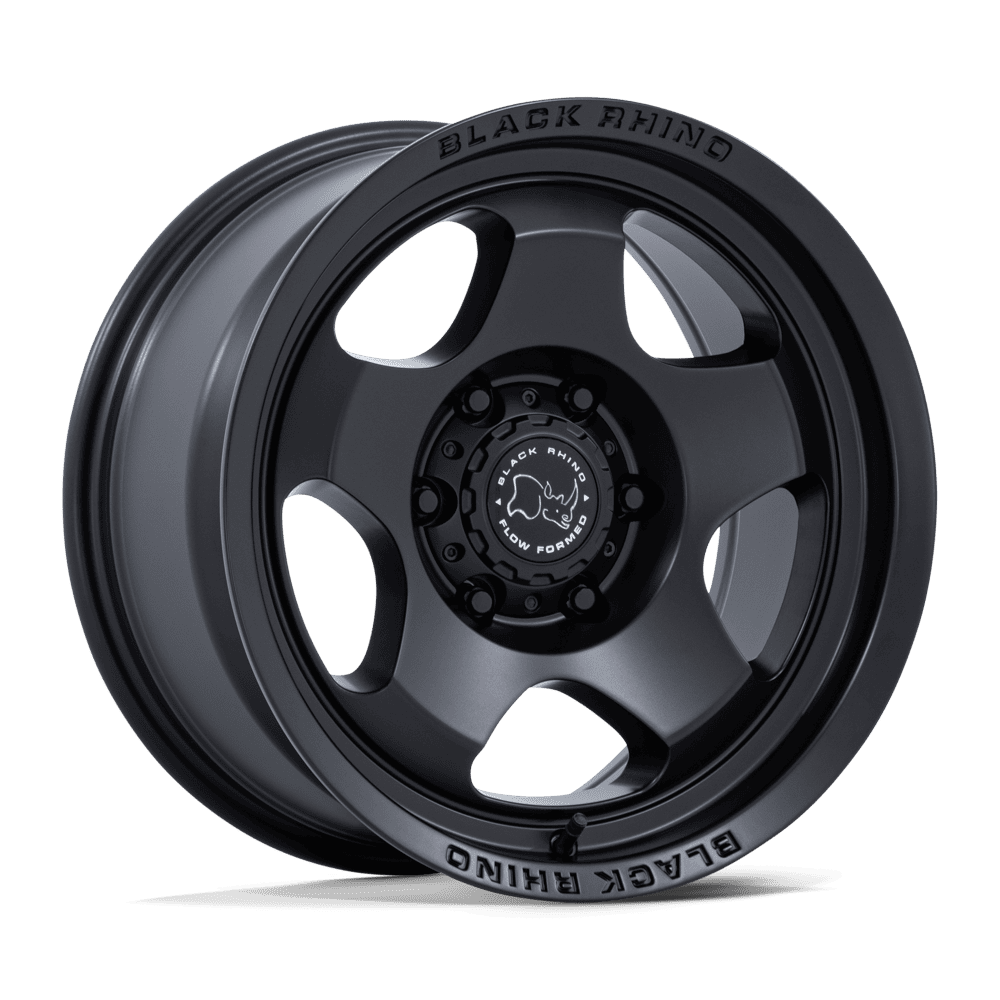 Black Rhino Hard Alloys BR031 Sol 17x8 Matte Black 38mm ET 71.6mm CB 5x130