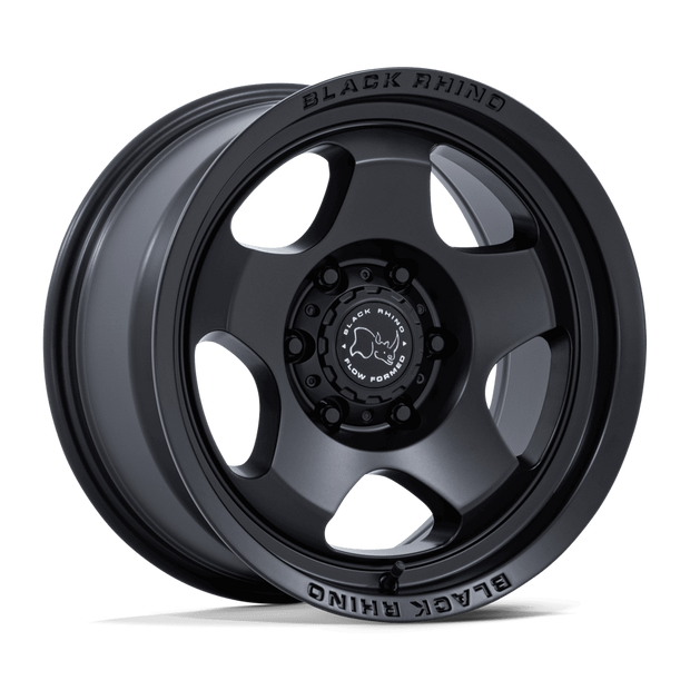 Black Rhino Hard Alloys BR031 Sol 17x8 Matte Black 38mm ET 71.6mm CB 5x130