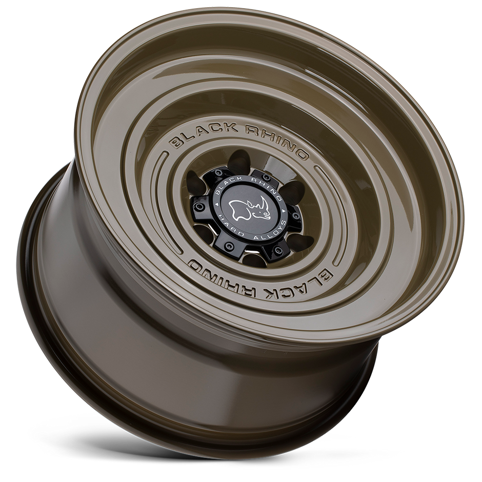 Black Rhino Hard Alloys Solid 17x9.5 Gloss Alligator Green -12mm ET 112.1mm CB 6x139.7