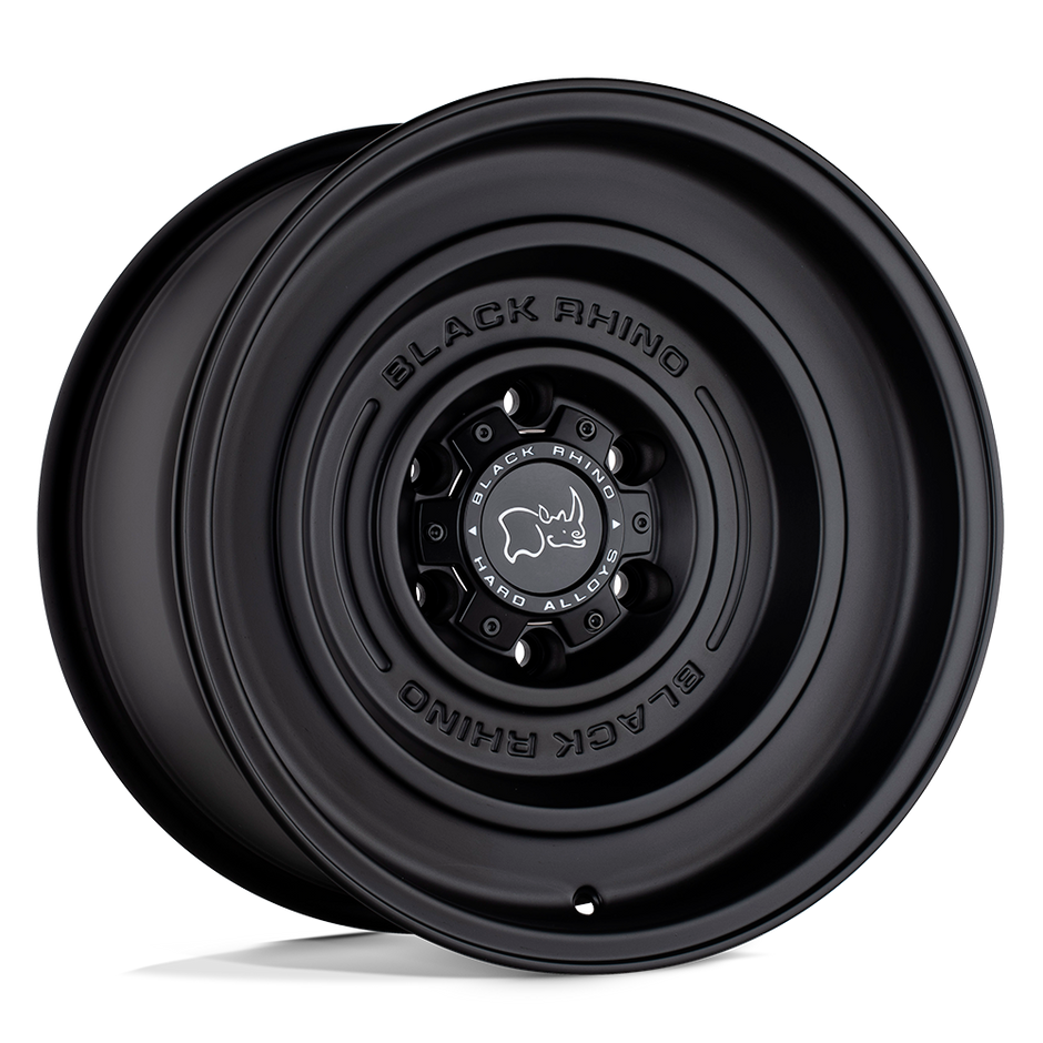 Black Rhino Hard Alloys Solid 17x9.5 Matte Black -12mm ET 112.1mm CB 6x139.7
