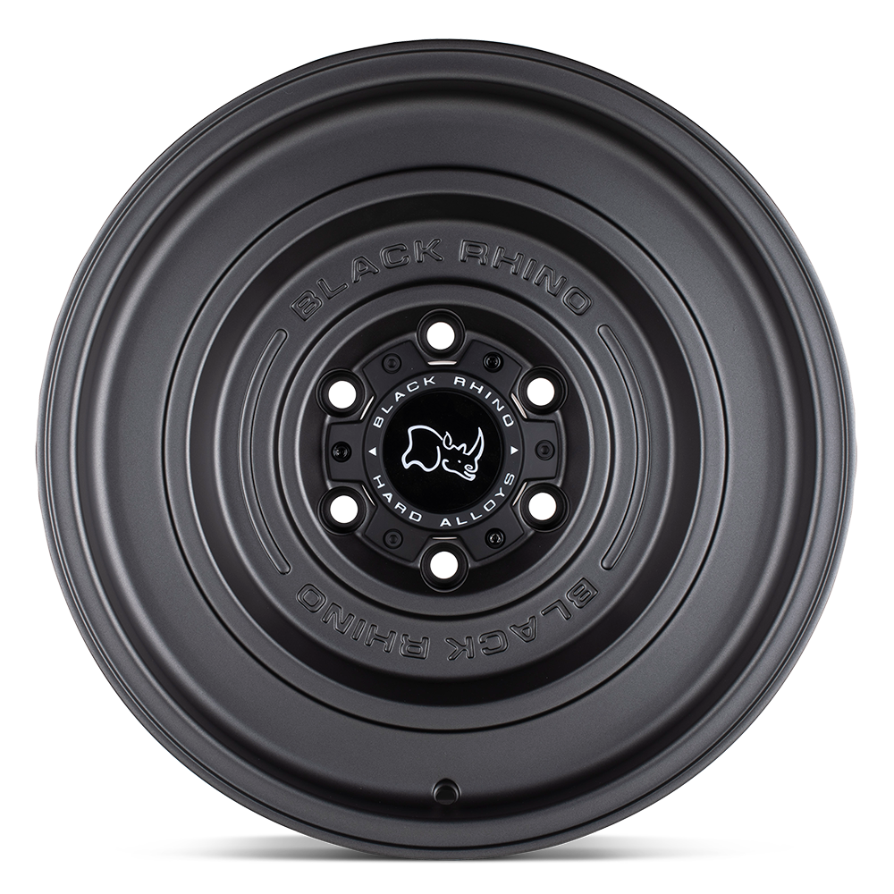 Black Rhino Hard Alloys Solid 17x9.5 Matte Gun Black -12mm ET 112.1mm CB 6x139.7
