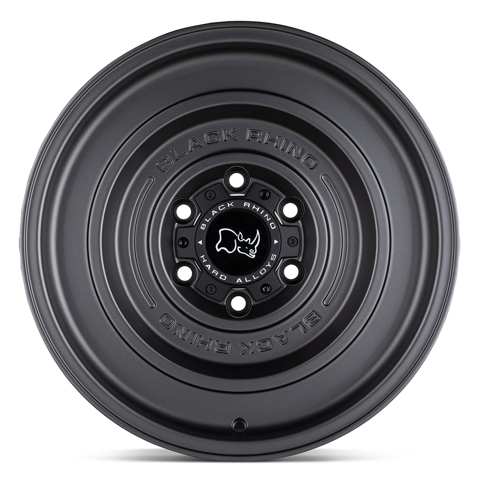 Black Rhino Hard Alloys Solid 17x9.5 Matte Gun Black -12mm ET 112.1mm CB 6x139.7