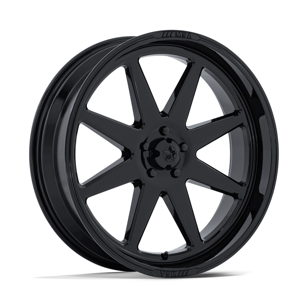 MSA Offroad Wheels M54 Spark UTV 18x7 Gloss Black 10mm ET 100.3mm CB 6x139.7