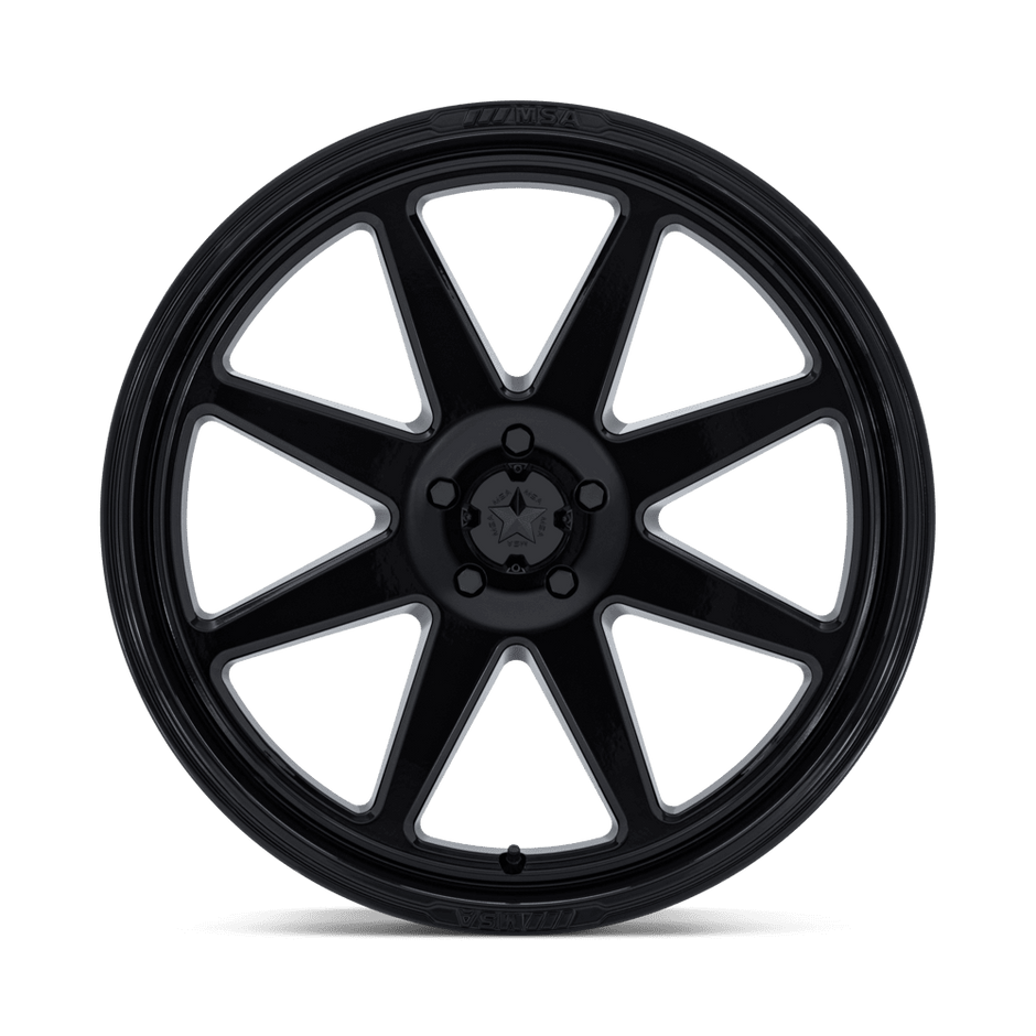 MSA Offroad Wheels M54 Spark UTV 18x7 Gloss Black 10mm ET 100.3mm CB 6x139.7