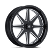 MSA Offroad Wheels M54 Spark UTV 14x7 Gloss Black Milled 10mm ET 115.1mm CB 4x156