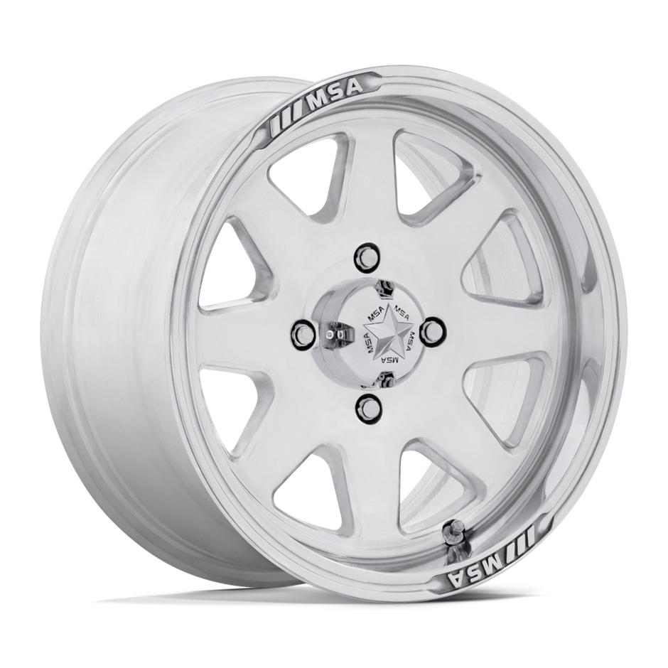 MSA Offroad Wheels M54 Spark UTV 15x7 Polished 10mm ET 72.56mm CB 5x114.3