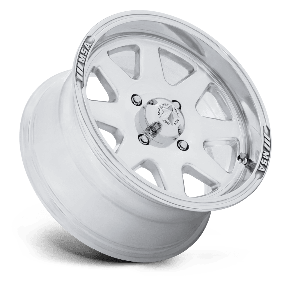 MSA Offroad Wheels M54 Spark UTV 15x7 Polished 10mm ET 72.56mm CB 5x114.3