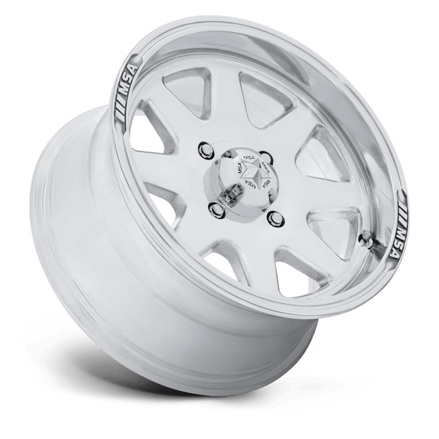 MSA Offroad Wheels M54 Spark UTV 15x7 Polished 10mm ET 96mm CB 4x137