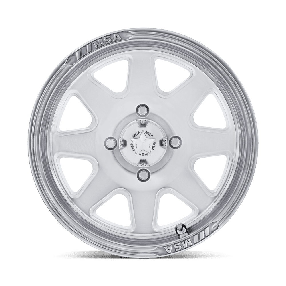 MSA Offroad Wheels M54 Spark UTV 15x7 Polished 10mm ET 72.56mm CB 5x114.3