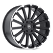 Black Rhino Hard Alloys Spear 20x9 Matte Black w/Matte Machined Lip Edge 15mm ET 112.1mm CB 6x139.7