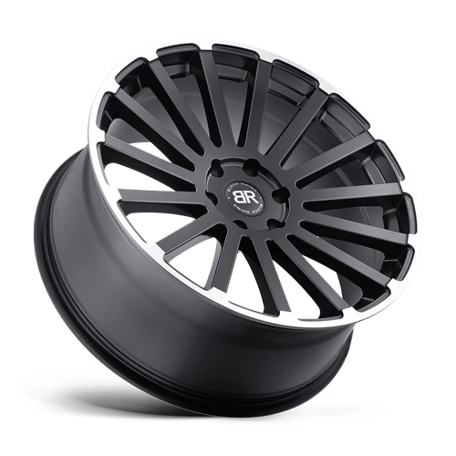 Black Rhino Hard Alloys Spear 20x9 Matte Black w/Matte Machined Lip Edge 15mm ET 112.1mm CB 6x139.7