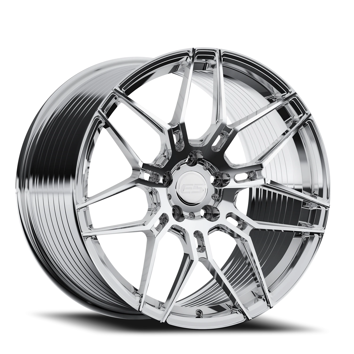 E5 Speedway 19x10 Chrome 30mm ET 70.3mm CB 5x120.65