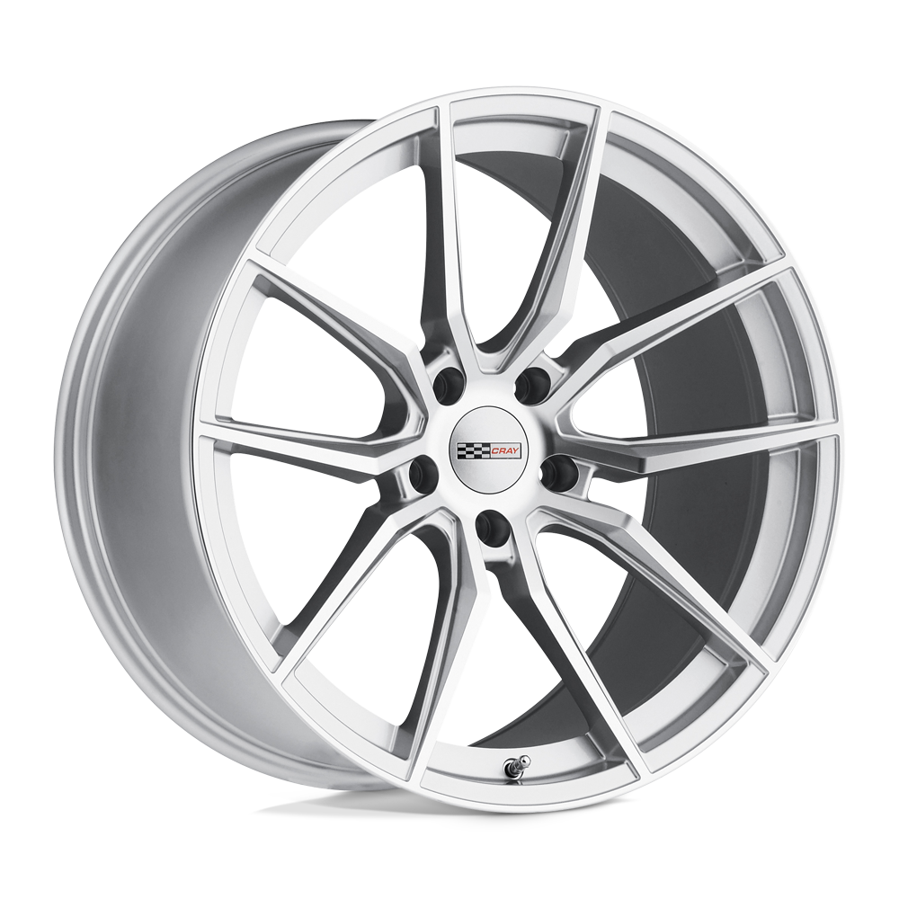 Cray Wheels Spider 20x10.5 Silver w/Mirror Cut Face 65mm ET 70.3mm CB 5x120.65